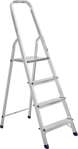 Лестница-стремянка алюминиевая матовая 4-и ступенчатая