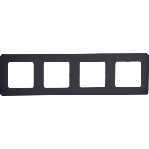 Рамка 4-местная антрацит INSPIRIA