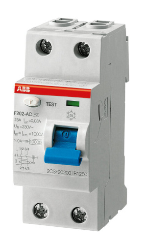 ABB F202AC УЗО 2Р 63A 300mA (AC)