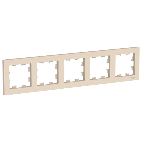 Рамка 5-постовая универсальная, БЕЖЕВЫЙ