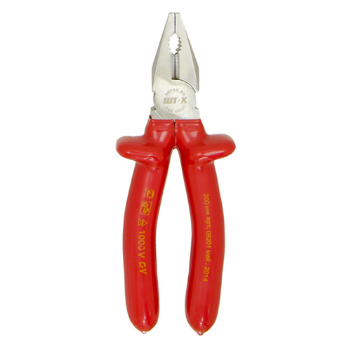 Пассатижи 200мм ШТОК. Красная серия 1000V