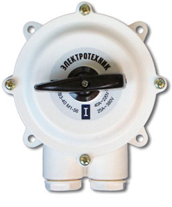 Выключатель пакетный ПВ 3-40 М1 пл. 56 (40А, пластмассовый корпус, IP56)