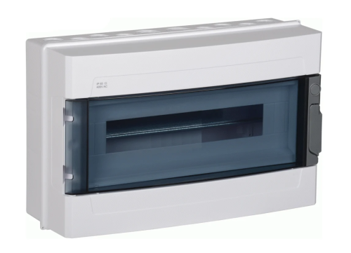 Бокс КМПн 2/18 IP55 корпус пластиковый навесной для 18 модульных автомат. выкл. снят