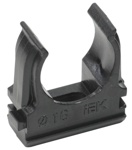 Держатель с защелкой CF16 черный (10шт/компл) ELASTA IEK