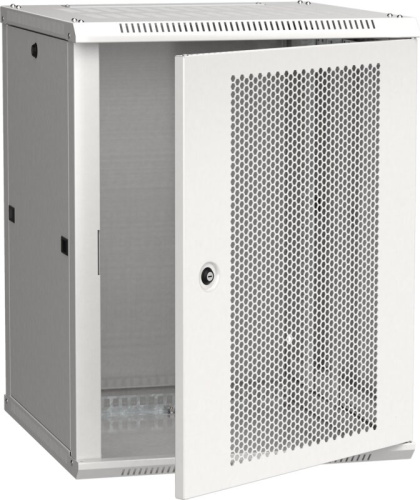 Шкаф LINEA W 15U 600х600мм дверь перфорированная серый RAL7035 ITK