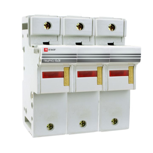 Предохранитель-разъединитель для ПВЦ 10x38 1P (с индикацией) EKF PROxima