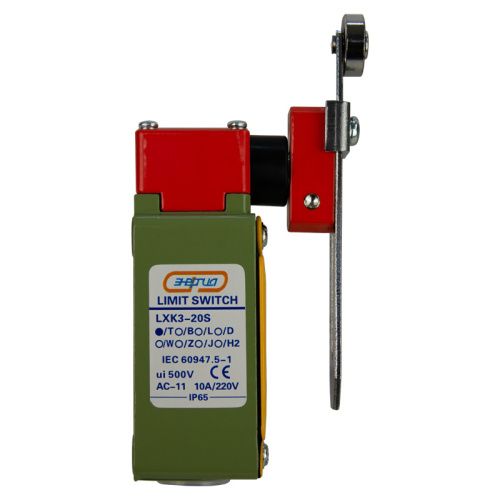 Выключатель концевой LXK3-20S/T IP65 регул роликовый рычаг 10А 1НО+1НЗ Энергия