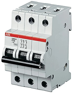 ABB S203P Автоматический выключатель 3P 63А (С) 15kA