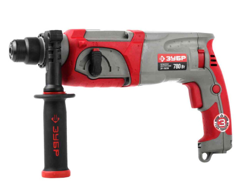 Перфоратор ЗУБР SDS-plus, Профессионал ЗП-18-470,реверс,1,4 Дж, 0-1750 об/мин, 0-7400 уд/мин, 470Вт,