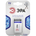Батарейки ЭРА 6LR61-1BL SUPER Alkaline (12/96/5760)
