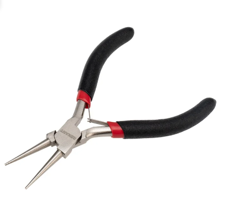 Круглогубцы Мини 120мм никелированные, авторазжим, обливные рукоятки REXANT 