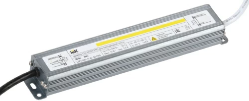 Драйвер LED ИПСН-PRO 30Вт 12 В блок- шнуры IP67 IEK