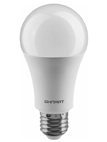 Лампа светодиодная LED ОНЛАЙТ 61 972 OLL-A70-30-230-6.5K-E27