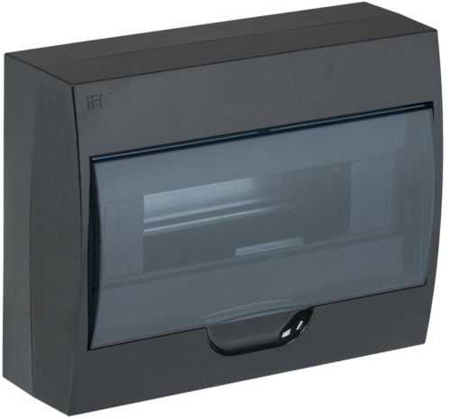 Корпус пластиковый ЩРН-П-12 IP41 черный KREPTA 3 IEK