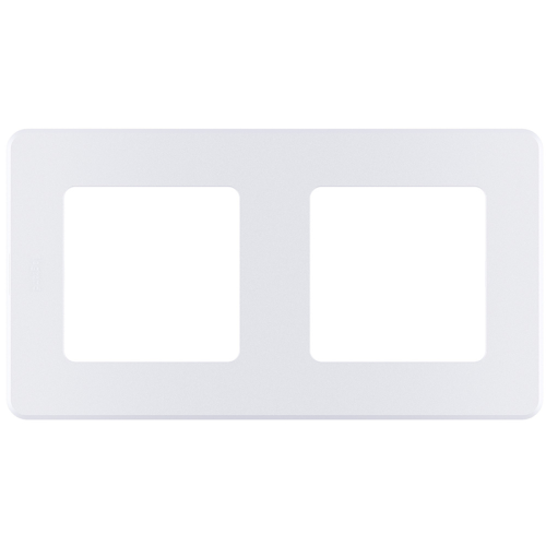 Рамка 2-местная жемчуг INSPIRIA