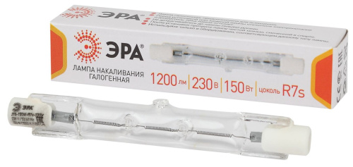 Лампа галогенная ЭРА J78-150W-R7s-230V R7s 150Вт трубка теплый белый свет
