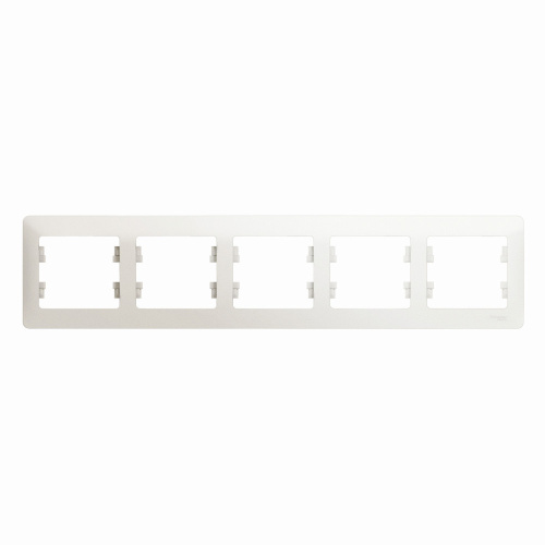 Рамка 5-ая горизонтальная, ПЕРЛАМУТР GLOSSA