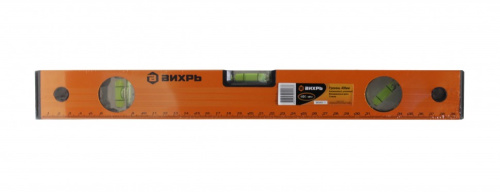 Уровень алюминиевый 400мм фрезерованный 3 глазка Вихрь 