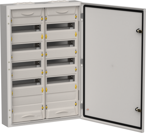 TITAN 5 Корпус металлический ЩРн-120 (2х60) 835х570х140мм IP54 серый (одна дверь) IEK