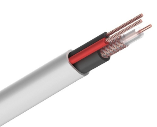 Кабель КВК-В-1,5+2x0,50 мм² (Cu/Cu) белый, 200 м, REXANT