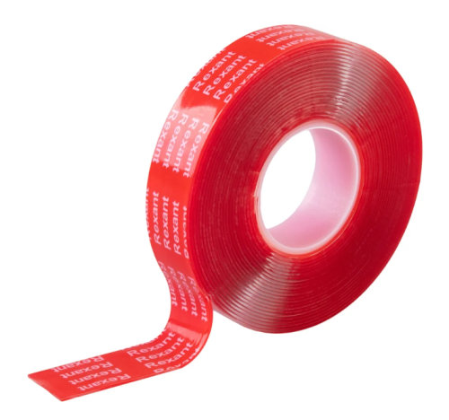 Нано-лента клейкая двухсторонняя многоразовая, 25 мм х 3 м REXANT