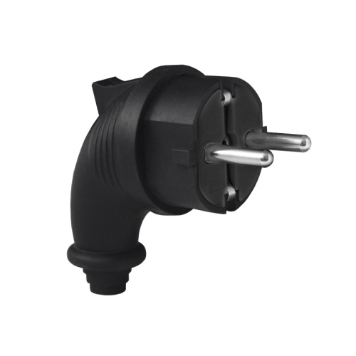 Вилка угловая однофазная каучук UNIVersal 1241