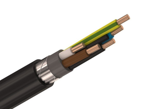 Кабель ВБШвнг(А)-LS 5х4 ок(N,PE)-0,66 ГОСТ 31996-2012 (14/01.Я.140822.22)