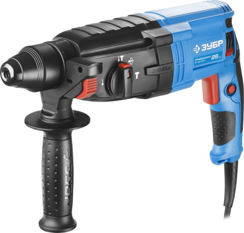 Перфоратор ЗУБР SDS-plus, реверс, 3 Дж, 0-1300 об/мин, 0-4800 уд/мин, 800Вт, кейс