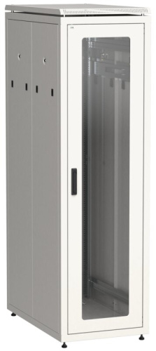 LINEA N Шкаф сетевой 19" 42U 600х1000мм стеклянная передняя дверь серый ITK