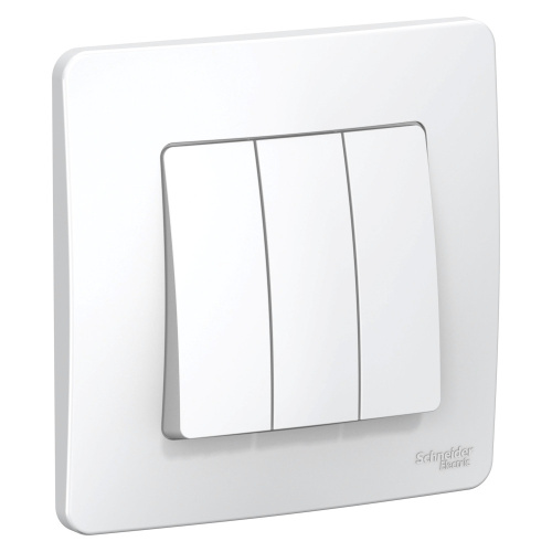 Выключатель 3-кл. СП Blanca 10А IP20 (сх. 1+1+1) 250В бел. SE