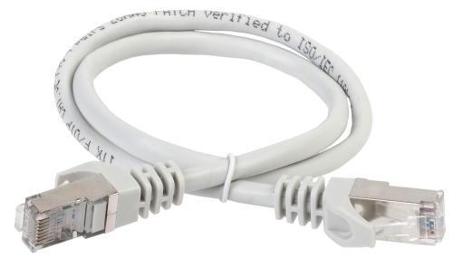 Коммутационный шнур (патч-корд), кат.5Е FTP, 0,5м, серый ITK
