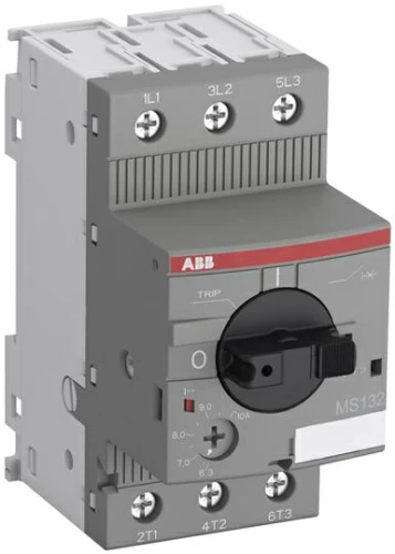 Автоматический выключатель с регулир.тепловой защитой 8A-12А,класс тепл.расц.10 ABB MS132-12 50кА 