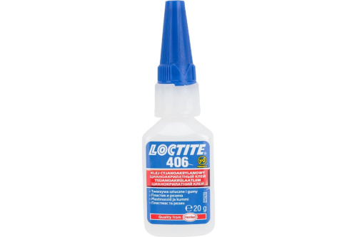 Клей цианоакрилатный для эластомеров и резины, 20г 1924110 Loctite 406 