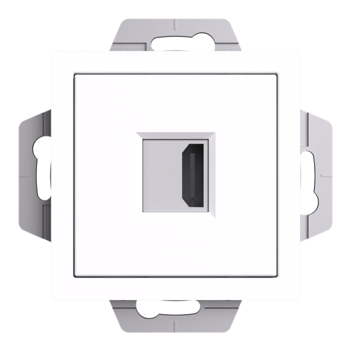 Розетка HDMI, механизм, БЕЛЫЙ ATLASDESIGN