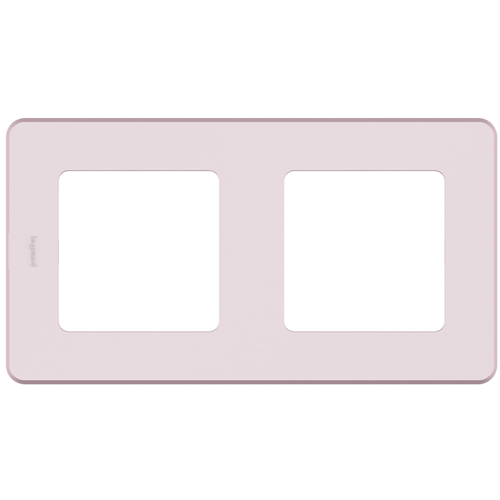 Рамка 2-местная розовый INSPIRIA