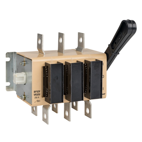 Выключатель-разъединитель ВР32У-35А71220 250А 2 направ.с д/г камерами несъемная левая/правая рукоятк