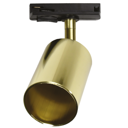 Светильник трековый под лампу PTR  26 GU10 GL (золото, компактный адаптор) 230V IP20 Jazzway