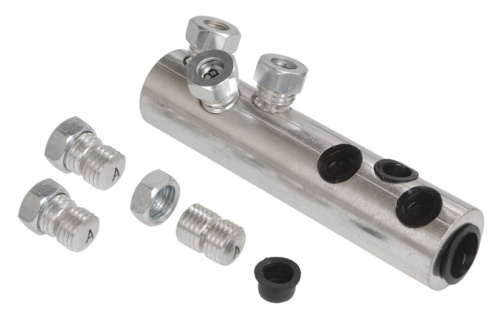 Алюминиевая механическая гильза со срывными болтами АМГ 25-95 до 35 кВ IEK