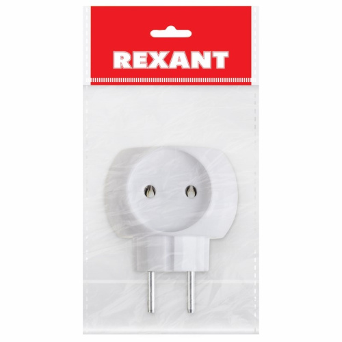 Тройник электрический «Шар» 6А б/з белый 220 В REXANT