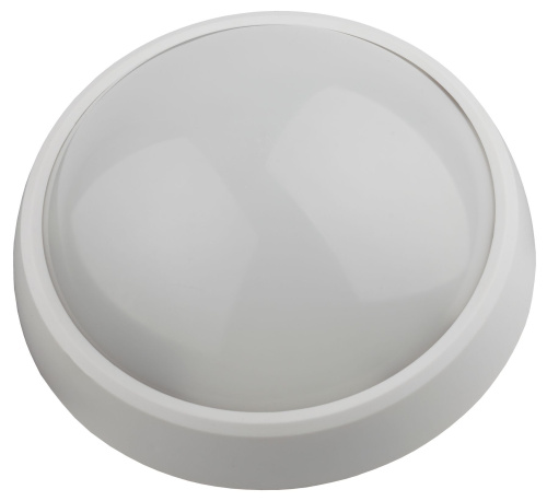 Светильник ЖКХ светодиодный ЭРА SPB-1-08 (W) IP54 8Вт 640Лм 4000К D180 КРУГ IK08 антивандальный