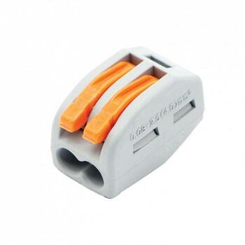 Строительно-монтажная клемма СМК 222-412 серая 1 шт (Dynel)