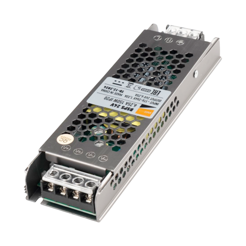 Блок питания (драйвер) BSPS 24V    6,25A=150W IP20 2 г.гар Jazzway