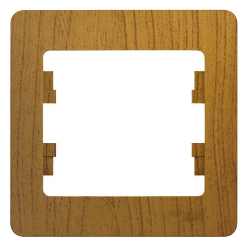 Рамка 1-постовая ДЕРЕВО ДУБ GLOSSA