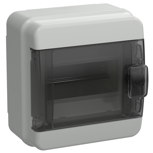 Корпус пластиковый КМПн-6 IP65 черная прозрачная дверь TEKFOR IEK