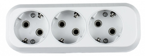 Колодка УЗ-3-GRAND трехместная с заземлением 5130 IN HOME