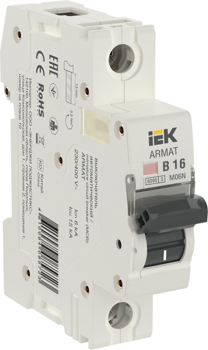 ARMAT Автоматический выключатель M06N 1P B 16А IEK