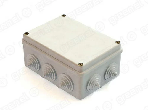 Коробка распаячная 150х110х70 IP44 для наружного монтажа цвет серый RAL 7035