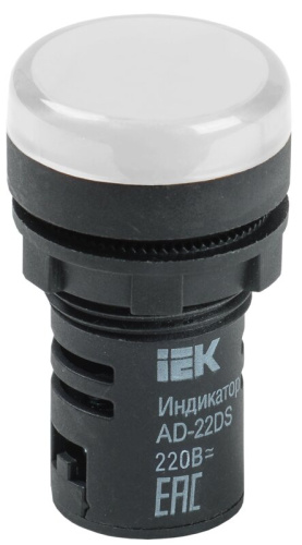 Лампа AD22DS(LED)матрица d22мм белый 230В  ИЭК