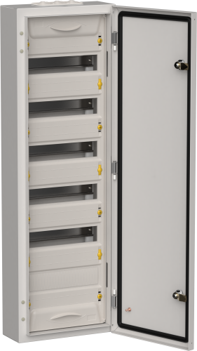 Корпус металлический ЩРн-72 (1х72) 960х310х140мм IP54 серый (одна дверь) TITAN 5 IEK