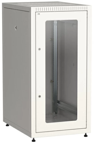 Шкаф LINEA E 18U 600х800мм двери 2шт стек. и метал. сер. ITK
